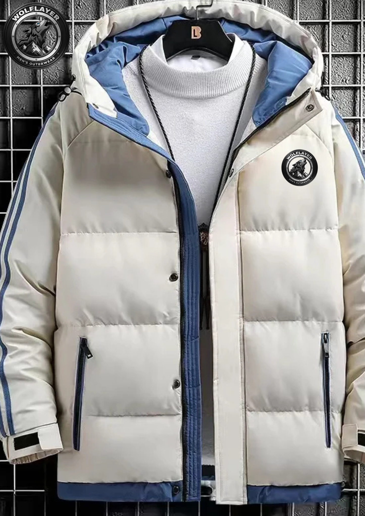 2025 Men's Thick Cotton Hooded Jacket