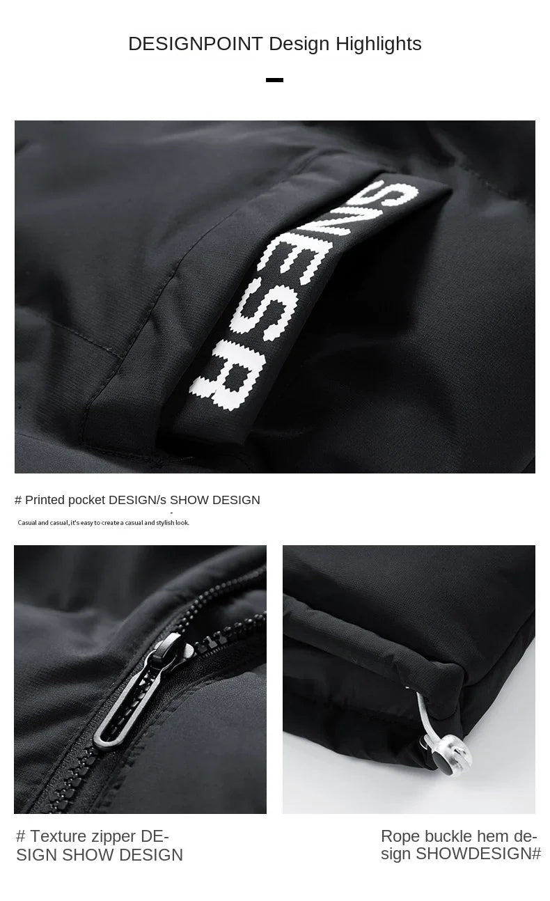 New Casual Hooded Cotton-Padded Coat – Durable & Breathable Jacket