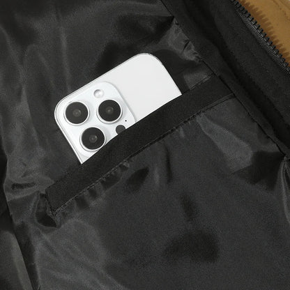 Men’s Winter Waterproof Puffer Jacket – Hooded Windbreaker Parka