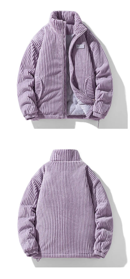 Unisex Thick Warm Winter Jacket – Trendy Collar Workwear Coat