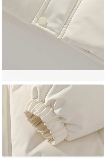 Men’s Thermal Waterproof Jacket – Detachable Hood Outdoor Coat