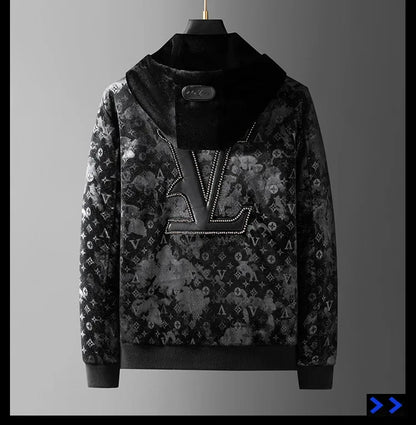 Thickened Velvet Jacket for Men – Korean Style Winter