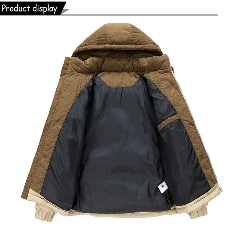 Men’s Removable Hood Windbreaker