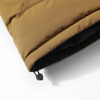 Men’s Winter Waterproof Puffer Jacket – Hooded Windbreaker Parka